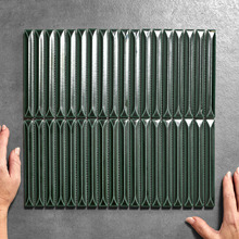Akira Jade Kit Kat Porcelain Mosaic Tile
