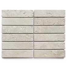 Apollo Tumbled Beige Subway Marble Tile