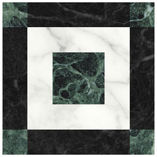 Cassian Decorative Green Square Porcelain Tile