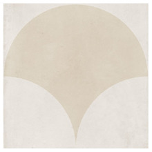 Nikos 200 x 200mm Matt Butter Large Fishscale Square Tile
