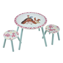 Disney Home Kids' Moana 2 Seater Table & Chairs Set