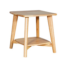 Carlo Rubberwood Lamp Table