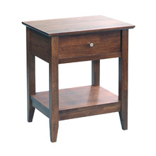 Liselotte Rubberwood Bedside Table
