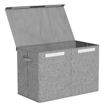 Keezi Kids' Grey Foldable Toy Box