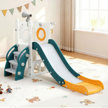Keezi Slide with Telescope & Basketball Hoop