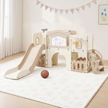 Keezi Slide Play Centre with Drawing Board