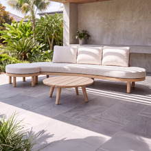4 Seater Bowen Acacia Wood Outdoor Lounge Set