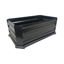 Aster Galvanised Steel Garden Bed with Base