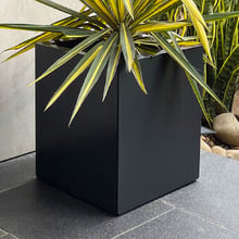 Willow Square Galvanised Steel Box Planter