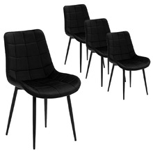 Keat Velvet Dining Chairs (Set of 4)
