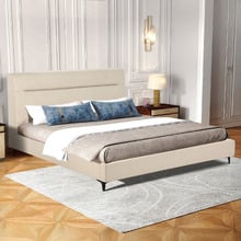 Emelia Upholstered Queen Platform Bed