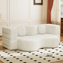 Arthur 3 Seater Chenille Compressed Sofa Bed
