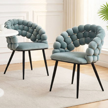 Merlene Dutch Velvet Dining Chairs (Set of 2)