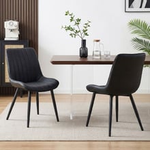 Blair Faux Leather Dining Chairs (Set of 2)