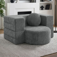 Sora Single Chenille Sofa Bed