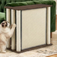 Lumi Side Table with Right Cat Scratching Board
