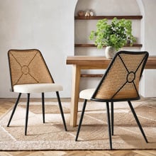 Ellowyn PE Rattan Dining Chairs (Set of 2)
