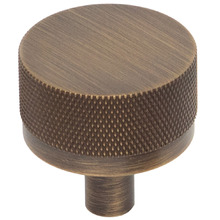 Bellevue Round Brass Knurled Knob