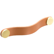 Flexa 160mm Leather & Zinc Alloy Cabinet Handle