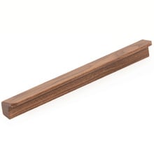 Flapp Walnut Wood Lip Cabinet Handle