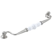 Trianon 224mm Porcelain & Zinc Alloy Swivel Cabinet Handle