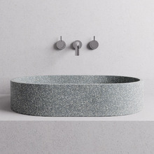 Margo 575mm Oval Terrazzo Above Counter Basin