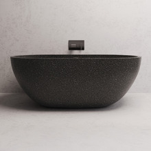 Honey 1500mm Oval Terrazzo Freestanding Bath with Overflow