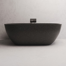 Indy 1700mm Oval Terrazzo Freestanding Bath with Overflow