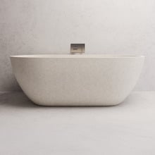 Indy 1700mm Oval Terrazzo Freestanding Bath with Overflow