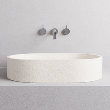 Margo 575mm Oval Terrazzo Above Counter Basin