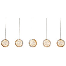 Yoyo Metal 5-Light LED Pendant