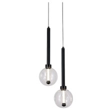 Meteor Glass 2-Light LED Pendant