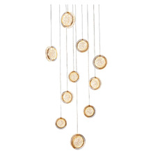 Yoyo Metal 10-Light LED Pendant