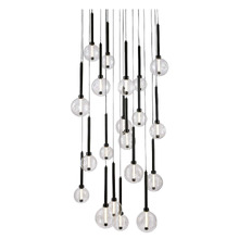 Meteor Glass 20-Light LED Pendant