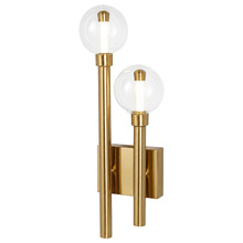 Meteor Metal 2-Light LED Wall Sconce