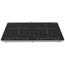 Crystal Glass 2 Zone Portable Induction Cooktop