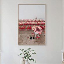 Seaside Stripes Printed Wall Art