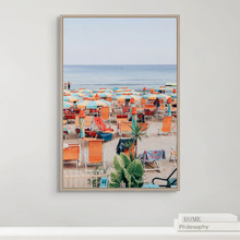 Orange Oasis Printed Wall Art