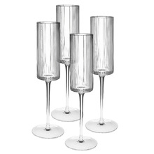 Sadie 200ml Champagne Flutes (Set of 4)