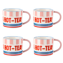 Sunnie Hot Tea 300ml Stoneware Mugs (Set of 4)