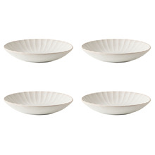 Natural Kimmie 21cm Stoneware Pasta Bowls (Set of 4)