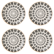 Kimmie Stripes 19cm Stoneware Side Plates (Set of 4)