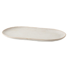 Natural Kimmie 31cm Stoneware Serving Platter