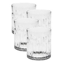 Jollie 300ml Glass Tumblers (Set of 4)