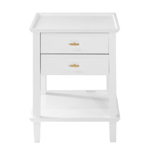 Zwingli Pine Wood Bedside Table
