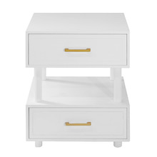 Crossan Pine Wood Bedside Table