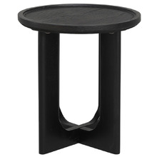 Daius Oak Wood Side Table