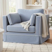 Ocean Stevenson Slipcover Armchair