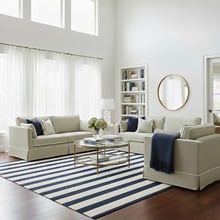 Sand Stevenson Slipcover Armchair