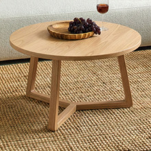 Dietrich Oak Wood Coffee Table